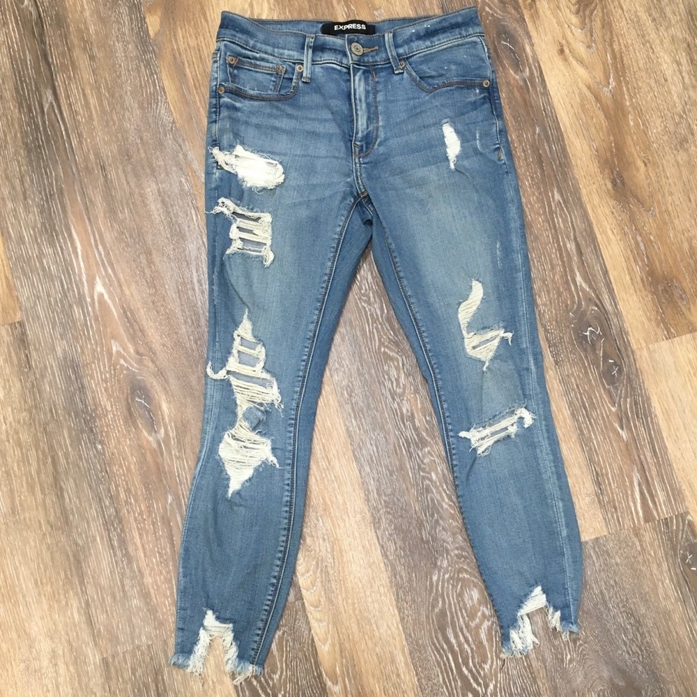 Mid Rise Ankle Legging Express Jeans Size 4P